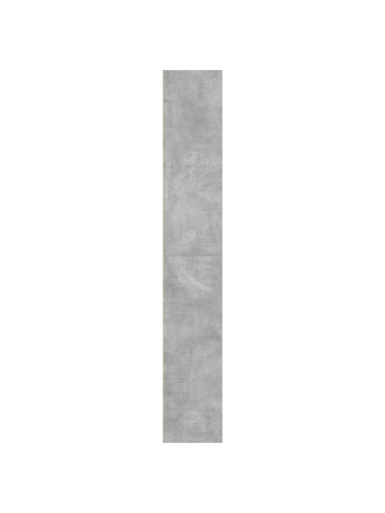Knihovna betonově šedá 60 x 30 x 189 cm kompozitní dřevo