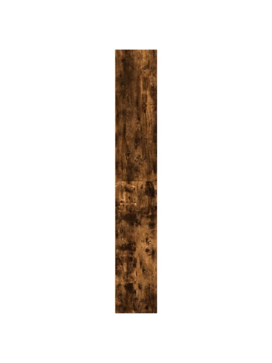 Knihovna kouřový dub 60 x 30 x 189 cm kompozitní dřevo