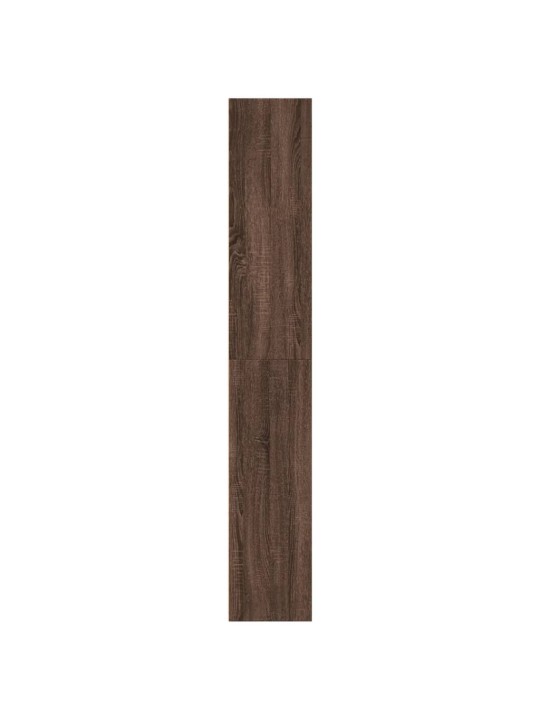 Knihovna hnědý dub 60 x 30 x 189 cm kompozitní dřevo