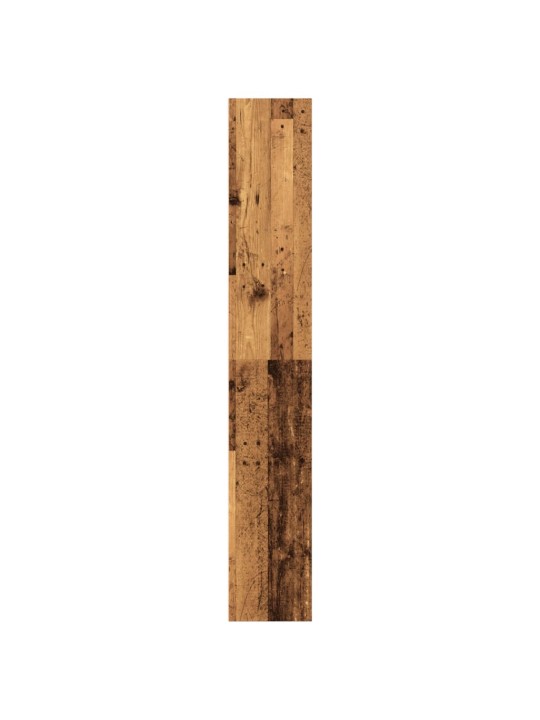 Knihovna old wood 60 x 30 x 189 cm kompozitní dřevo