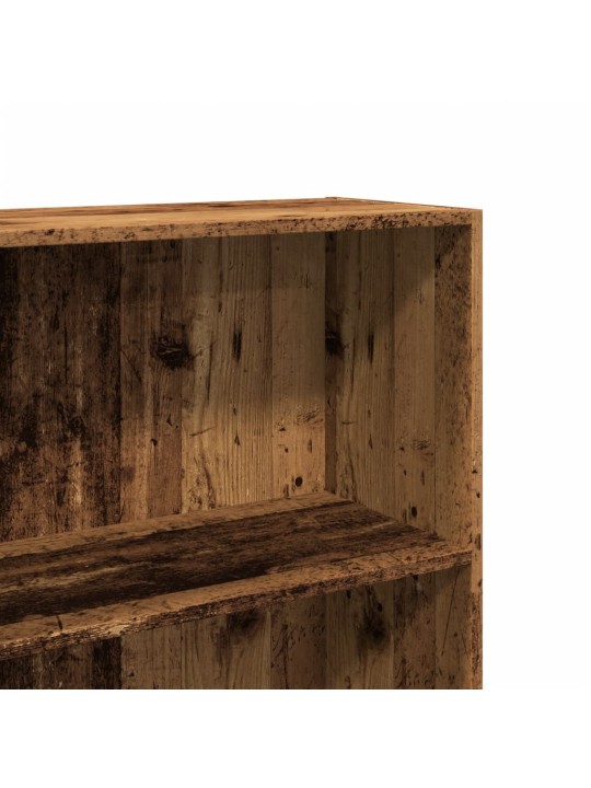 Knihovna old wood 60 x 30 x 189 cm kompozitní dřevo