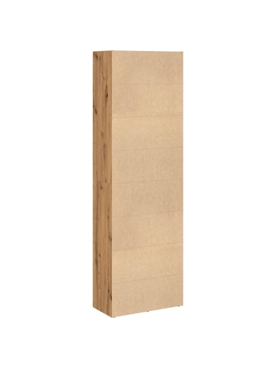 Knihovna dub artisan 60 x 30 x 189 cm kompozitní dřevo