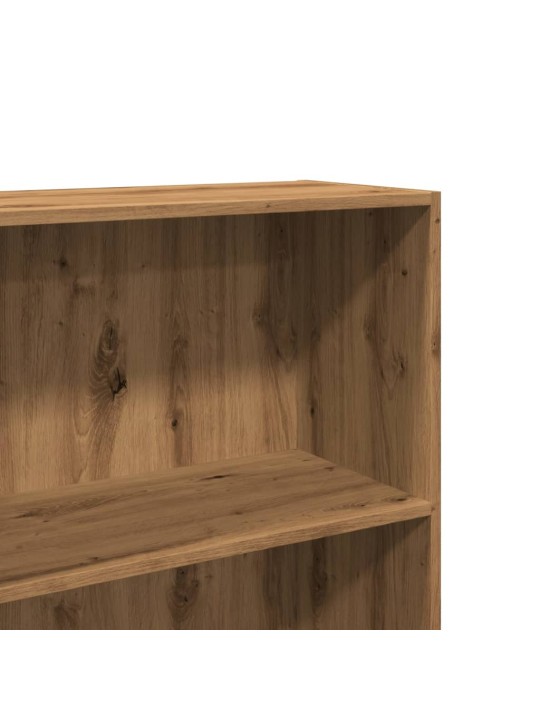 Knihovna dub artisan 60 x 30 x 189 cm kompozitní dřevo