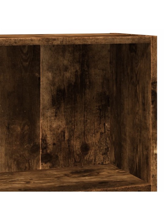Knihovna kouřový dub 80 x 30 x 77 cm kompozitní dřevo