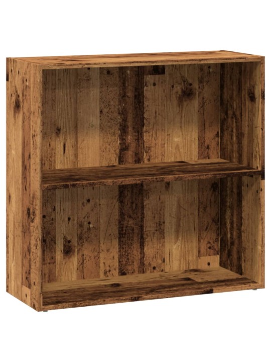 Knihovna old wood 80 x 30 x 77 cm kompozitní dřevo