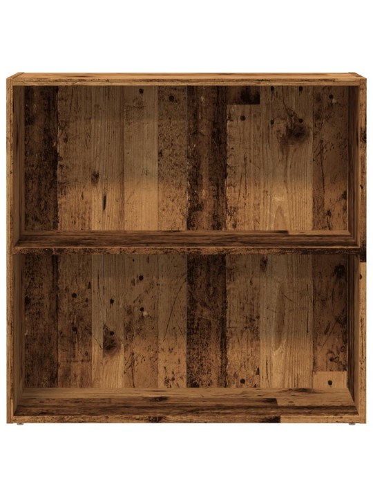 Knihovna old wood 80 x 30 x 77 cm kompozitní dřevo