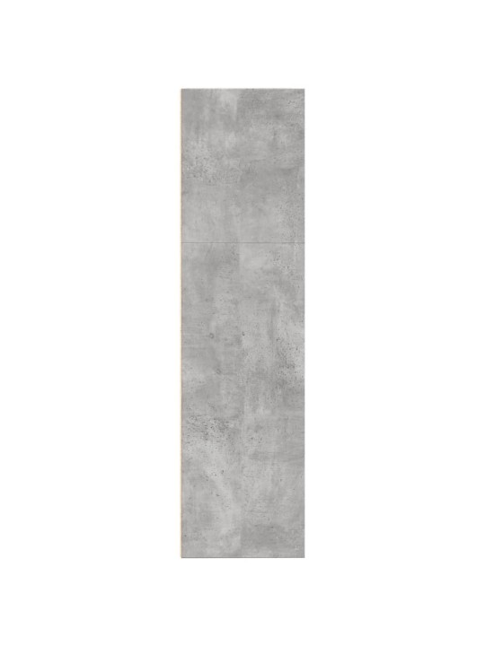 Knihovna betonově šedá 80 x 30 x 114 cm kompozitní dřevo