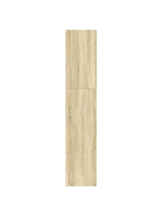 Knihovna dub sonoma 80 x 30 x 152 cm kompozitní dřevo