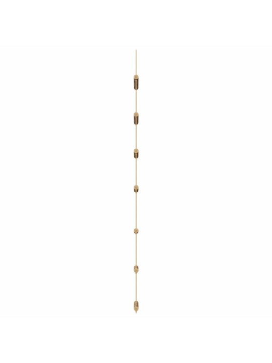 Nástěnné dekorace ve tvaru žebříku 2 ks 30x100cm přírodní větev