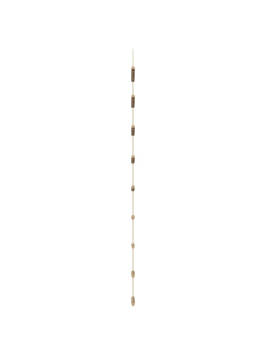 Nástěnná dekorace ve tvaru žebříku 50x150 cm přírodní větev
