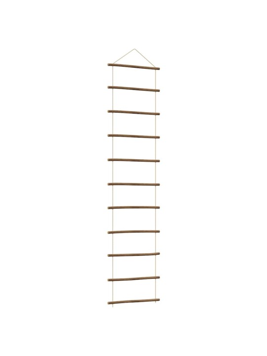 Nástěnná dekorace ve tvaru žebříku 50x200 cm přírodní větev