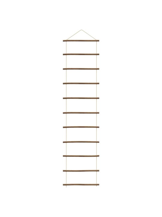 Nástěnná dekorace ve tvaru žebříku 50x200 cm přírodní větev