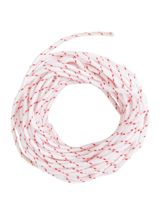Startovací šňůra bílo-červená ø 3 mm 10 m nylon