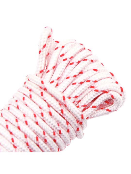 Startovací šňůra bílo-červená ø 3 mm 10 m nylon