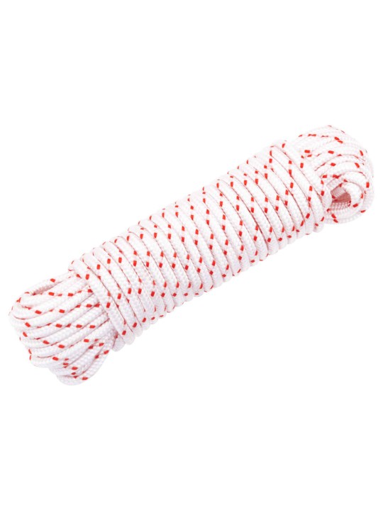 Startovací šňůra bílo-červená ø 4 mm 10 m nylon