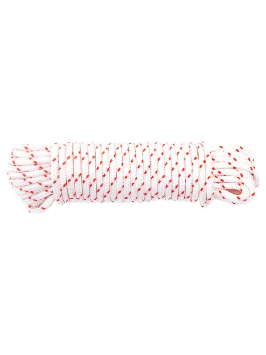 Startovací šňůra bílo-červená ø 4 mm 10 m nylon