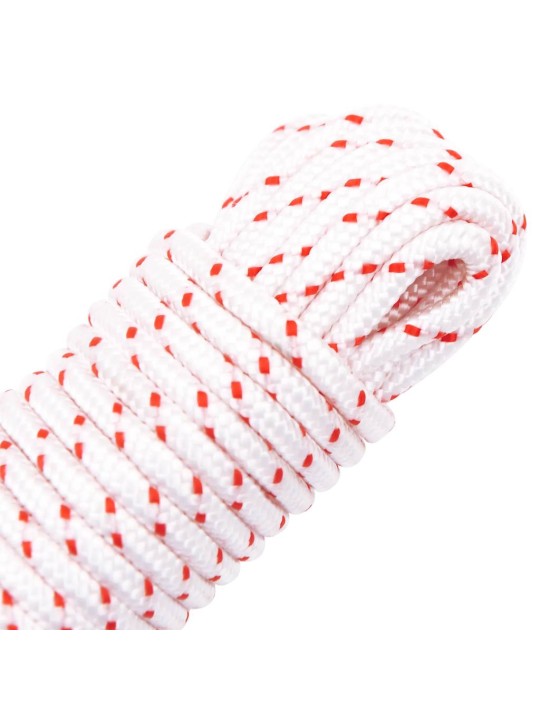 Startovací šňůra bílo-červená ø 4 mm 10 m nylon