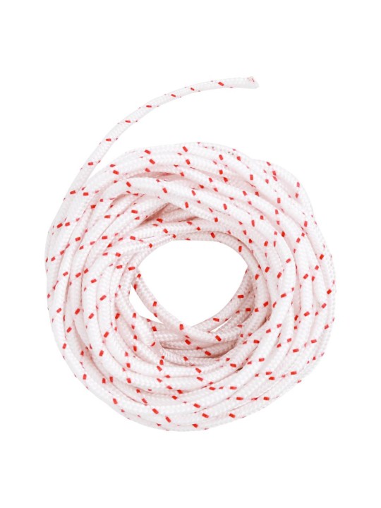 Startovací šňůra bílo-červená ø 5 mm 10 m nylon