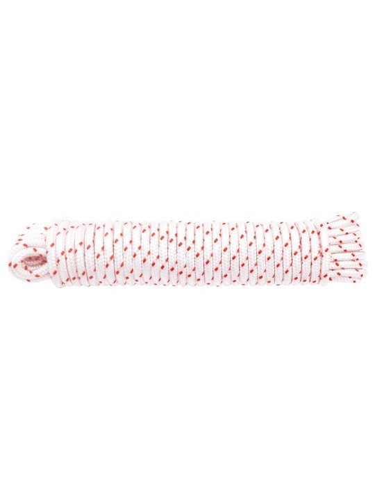 Startovací šňůra bílo-červená ø 5 mm 10 m nylon