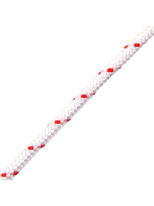Startovací šňůra bílo-červená ø 5 mm 10 m nylon
