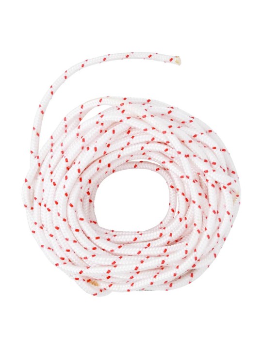 Startovací šňůra bílo-červená ø 6 mm 10 m nylon