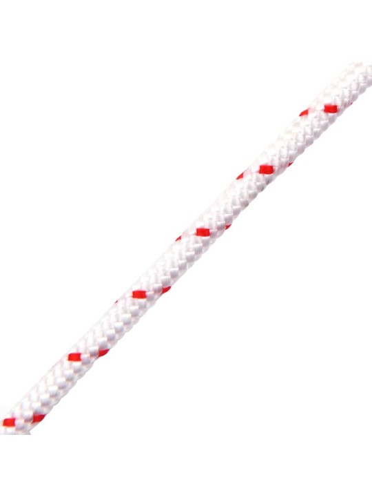 Startovací šňůra bílo-červená ø 6 mm 10 m nylon