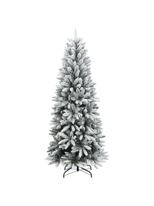 Umělý vánoční stromek s 300 led a sněhem 240 cm