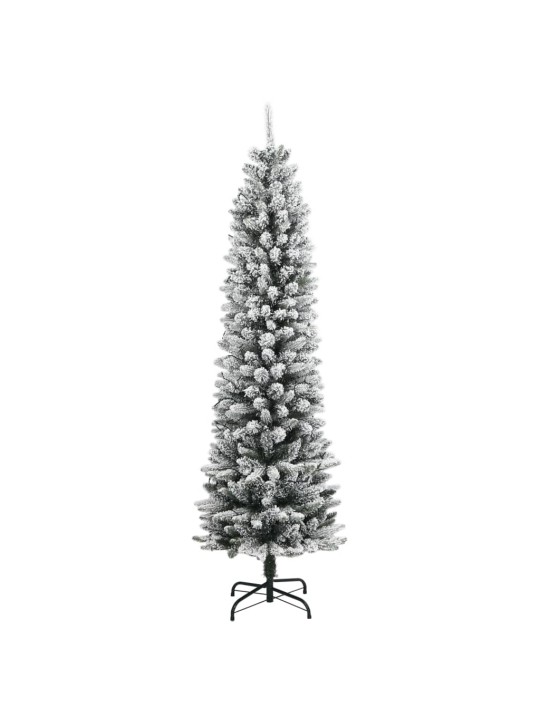 Umělý vánoční stromek s 300 LED a sněhem 180 cm