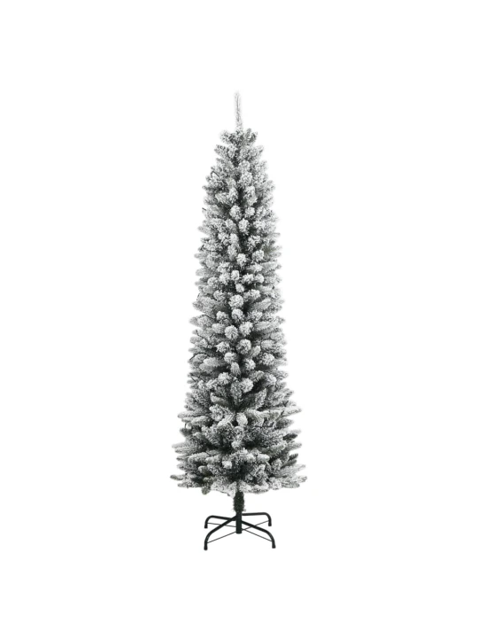Umělý vánoční stromek s 300 LED a sněhem 210 cm