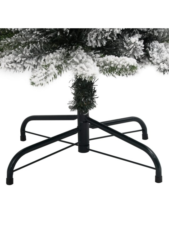 Umělý vánoční stromek s 300 LED a sněhem 210 cm
