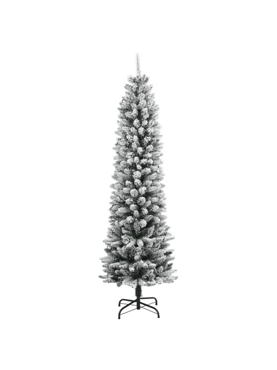 Umělý vánoční stromek s 300 LED a sněhem 240 cm