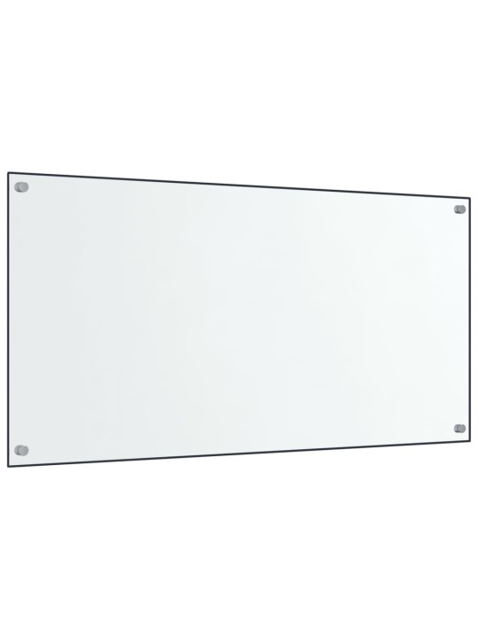 Kuchyňské panely 2 ks průhledné 80 x 50 cm tvrzené sklo