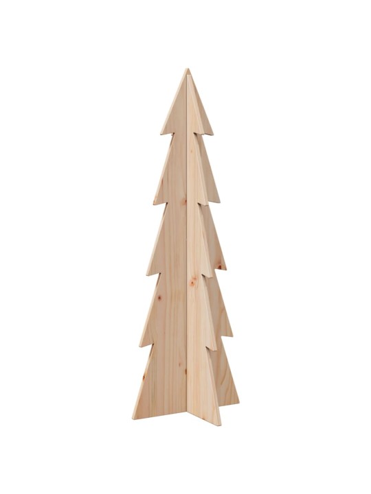 Dřevěný vánoční stromeček na ozdoby 112 cm masivní borové dřevo