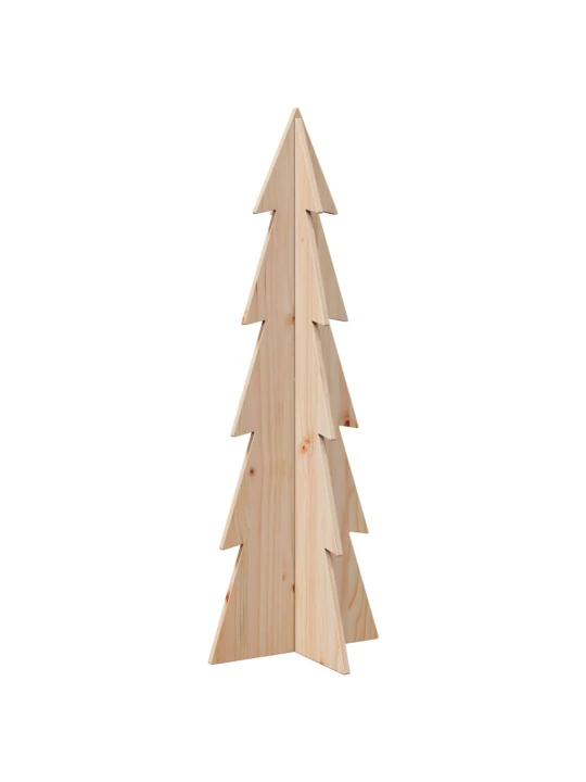 Dřevěný vánoční stromeček na ozdoby 112 cm masivní borové dřevo