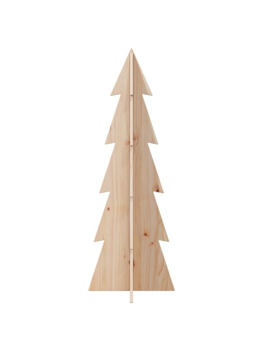 Dřevěný vánoční stromeček na ozdoby 112 cm masivní borové dřevo