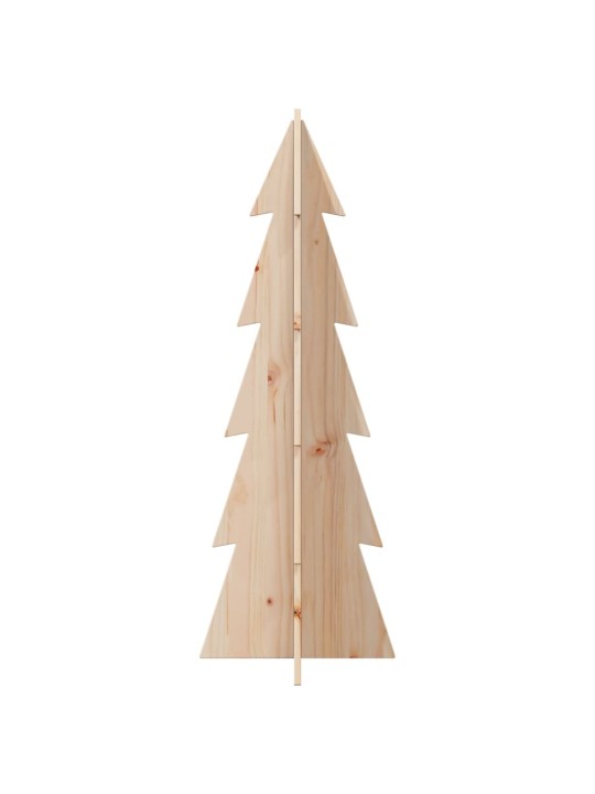 Dřevěný vánoční stromeček na ozdoby 112 cm masivní borové dřevo