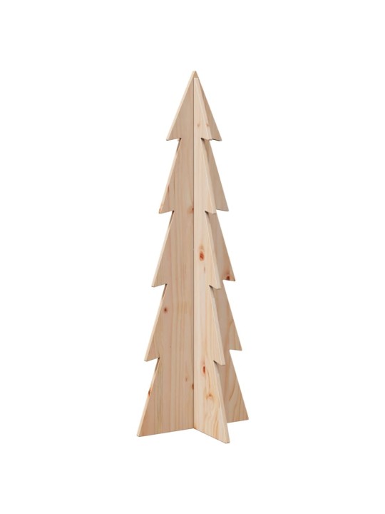Dřevěný vánoční stromeček na ozdoby 112 cm masivní borové dřevo