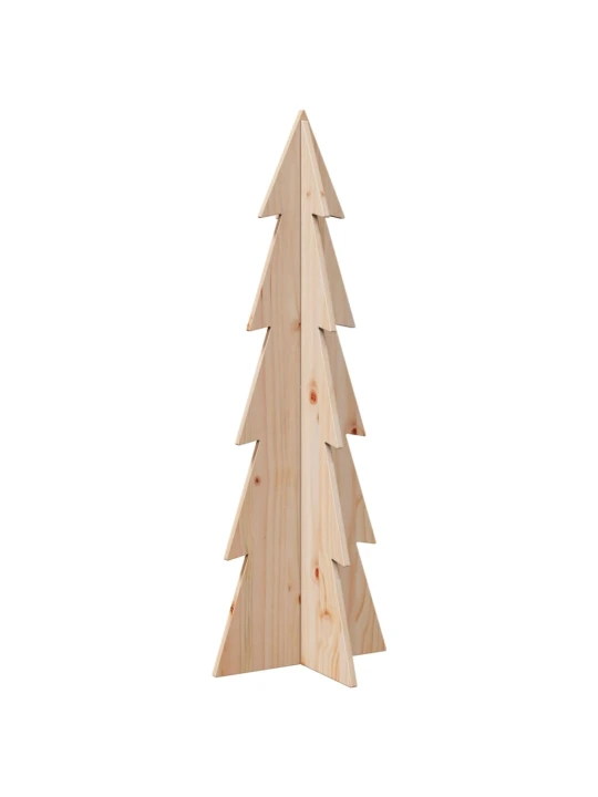 Dřevěný vánoční stromeček na ozdoby 112 cm masivní borové dřevo