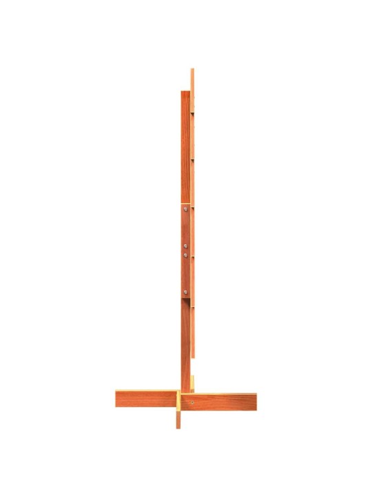 Dřevěný vánoční stromek na ozdoby voskově hnědý 120 cm borovice
