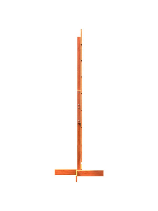Dřevěný vánoční stromek na ozdoby voskově hnědý 150 cm borovice