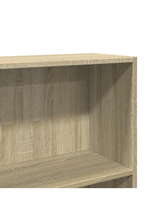 Knihovna dub sonoma 80 x 30 x 189 cm kompozitní dřevo