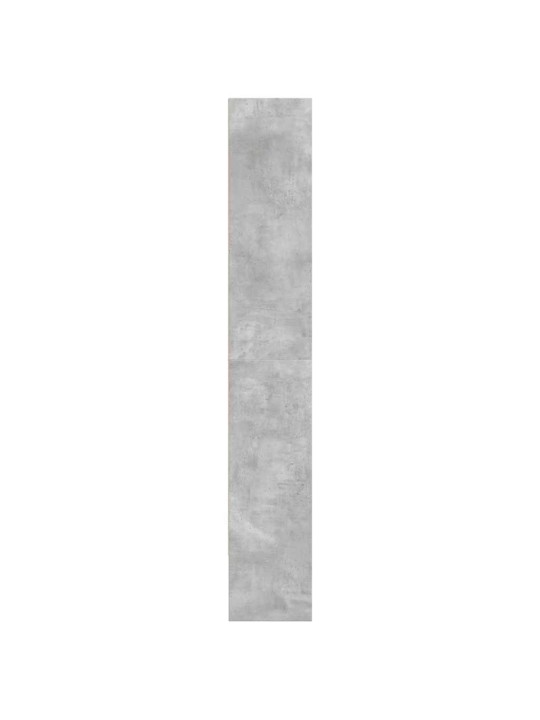 Knihovna betonově šedá 80 x 30 x 189 cm kompozitní dřevo
