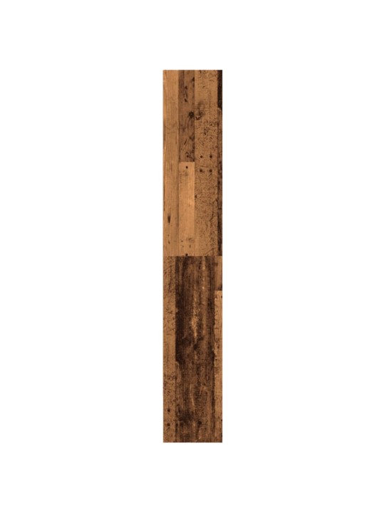 Knihovna old wood 80 x 30 x 189 cm kompozitní dřevo