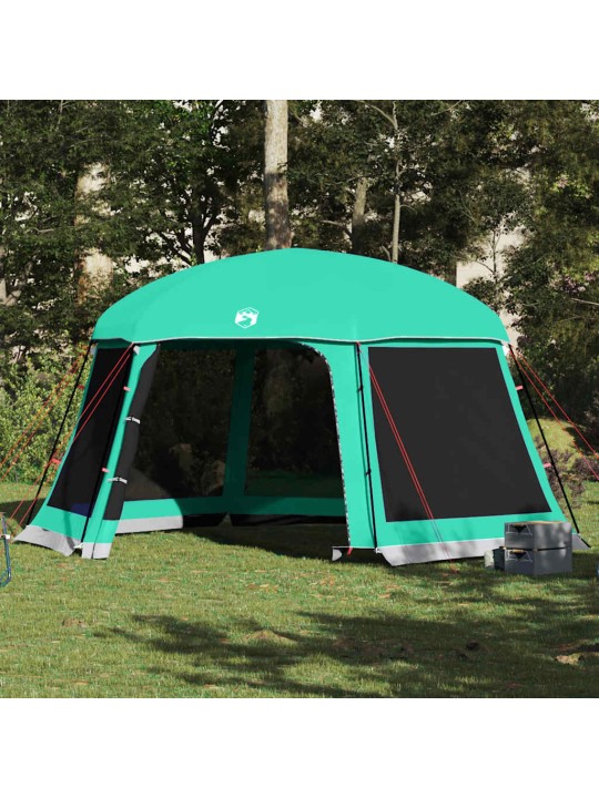 Bazénový stan s odnímatelným poklopem&síťované stěny sea green