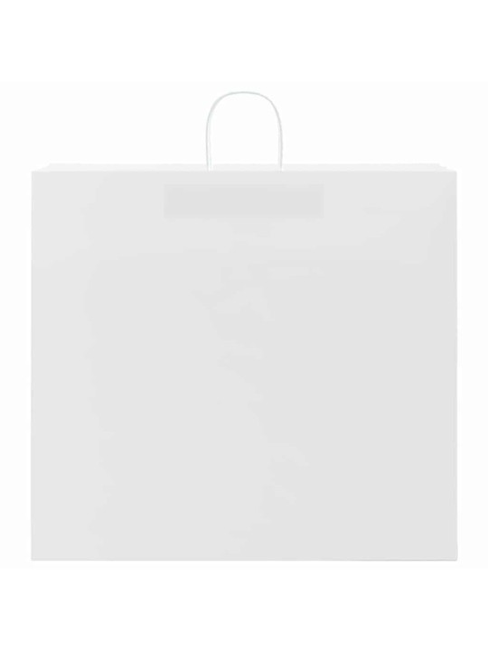 Papírové tašky 50 ks s uchy bílé 54x15x49 cm