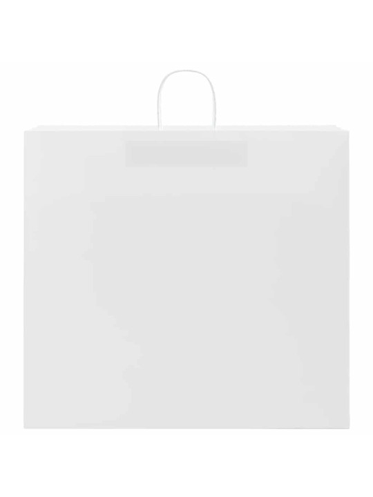 Papírové tašky 250 ks s uchy bílé 54x15x49 cm