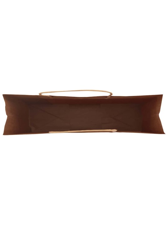 Papírové tašky 250 ks s uchy modrá 54x15x49 cm