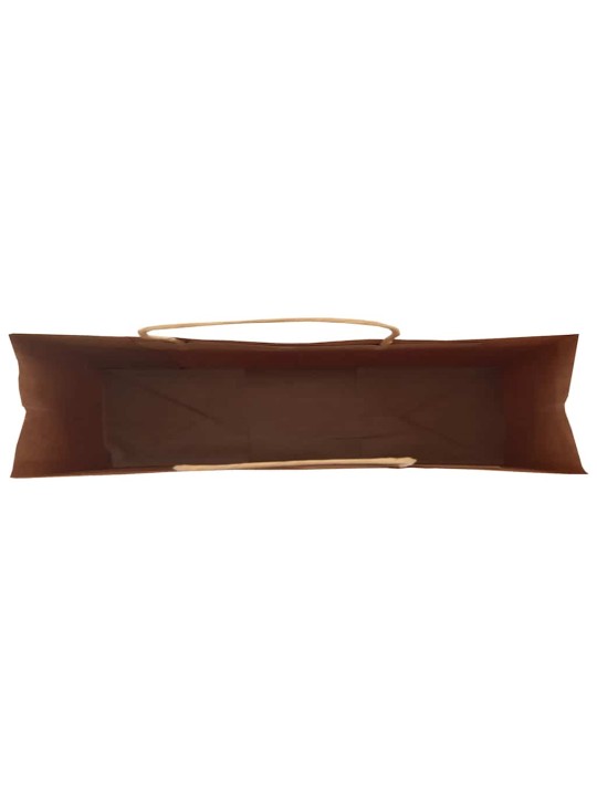 Papírové tašky 50 ks s uchy zelené 54x15x49 cm