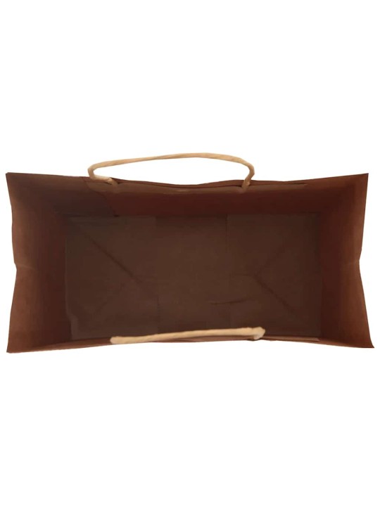 Papírové sáčky 250 ks s uchy červené 32x17x44 cm