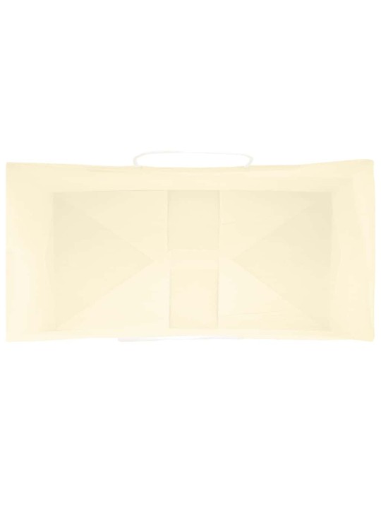 Papírové sáčky 250 ks s uchy žluté 21x11x31 cm